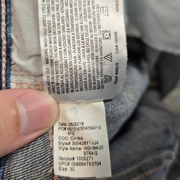 Ella Moss Ankle Jeans Size 30 Floral Embroidered Frayed Hem Boho Hippie Festival - Picture 11 of 15